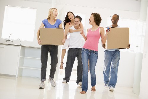 Removal team helping with a home move in Plumstead