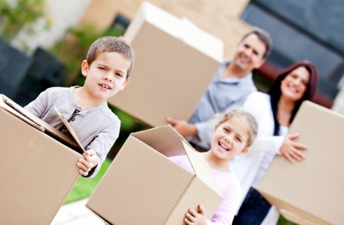 Local office relocation team organizing a commercial move in Plumstead
