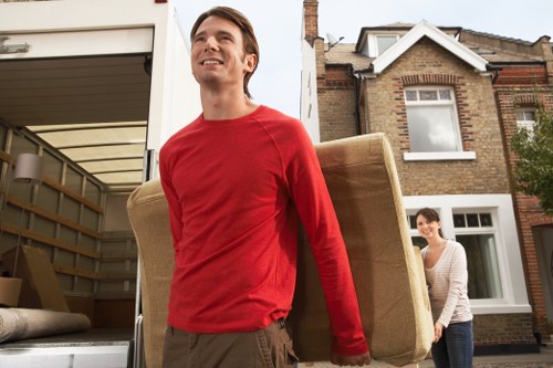 Specialist equipment used for safe piano transport in Plumstead