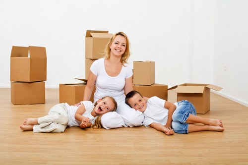 IT equipment and office technology being prepared for relocation