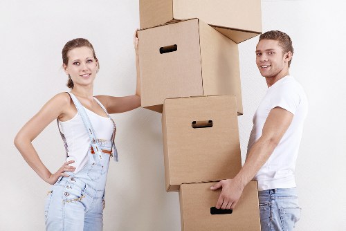 House and office removal services in Plumstead with moving van