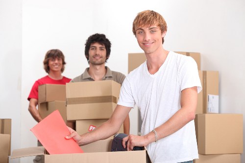 Furniture and household items being transported safely